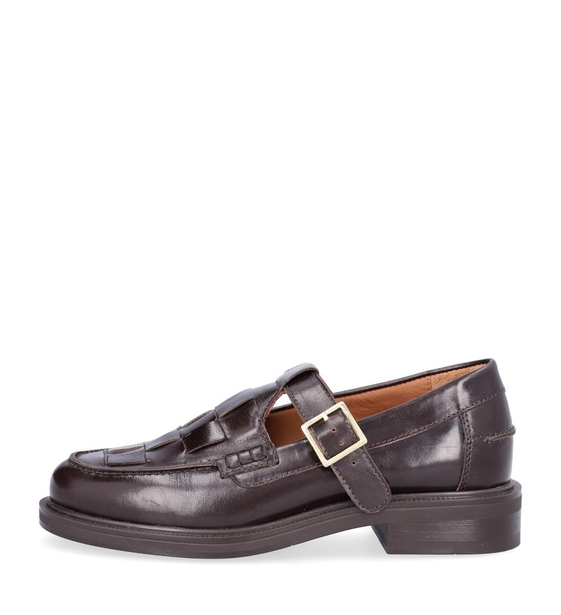 T- bar Flet loafers - T.moro Calf 86